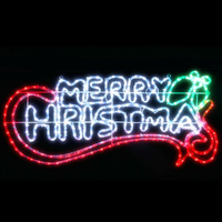 Christmas Lights 96cm Merry Christmas 288 LED Decorations