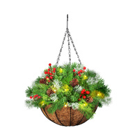  Christmas Hanging Basket Ornaments 25CM