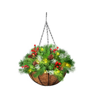  Christmas Hanging Basket Ornaments 30CM