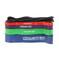 Powertrain Home Gym Workout Resistance Exercise Band - 5 Pieces