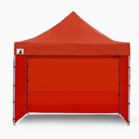 Wallaroo 3x3 Marquee - Pop Up Gazebo - Red