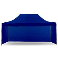 Gazebo Tent Marquee 3x4.5m PopUp Outdoor Wallaroo Blue