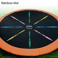 6ft Rainbow Trampoline Replacement Spring Mat