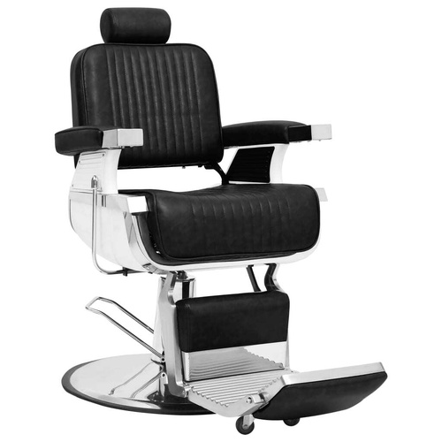 Barber Chair Black 68x69x116 cm Faux Leather