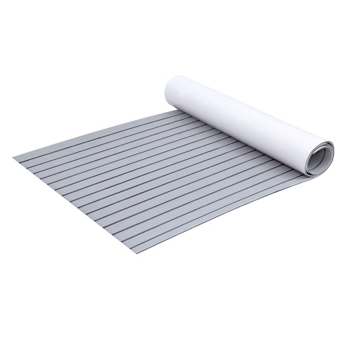 EVA Foam Boat Flooring Mat Decking Sheet 240x90x0.6cm Light Grey