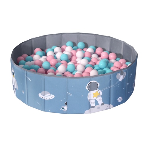 Kids Ball Pool Pit Toddler Play Foldable Child Playhouse Storage Bag Blue