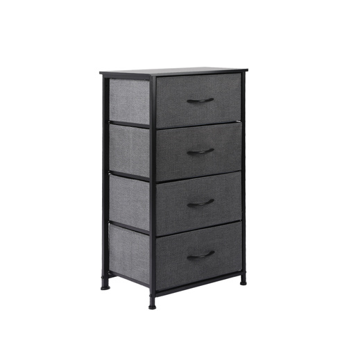  Storage Cabinet Tower Chest Dark Grey