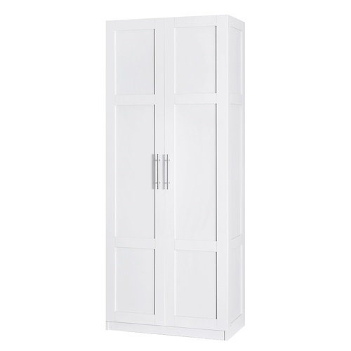 2 Door Buffet Sideboard Cupboard Cabinet Pantry White