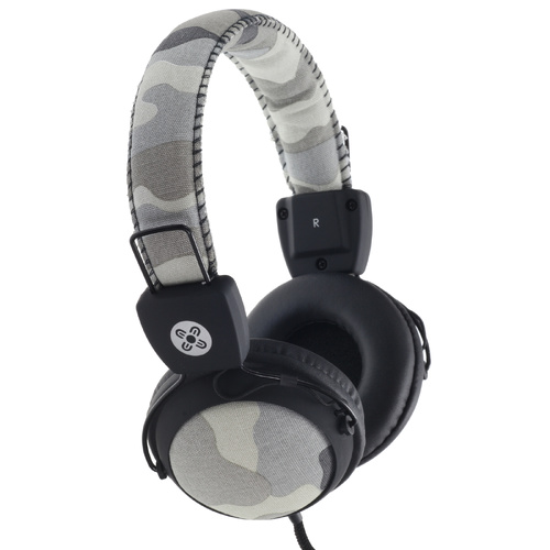 MOKI Camo In-line Mic Headphones