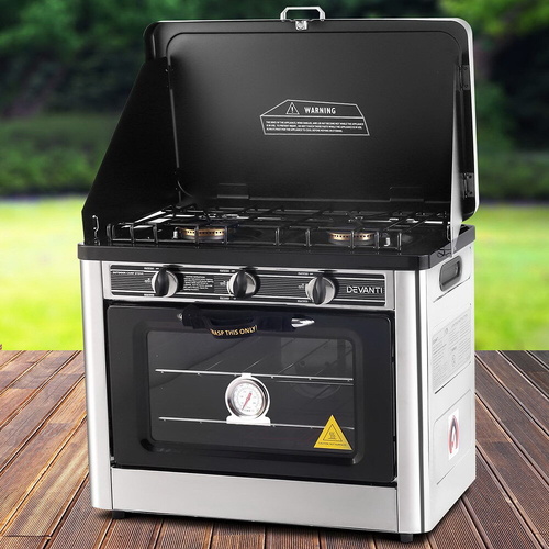 3 Burner Portable Oven