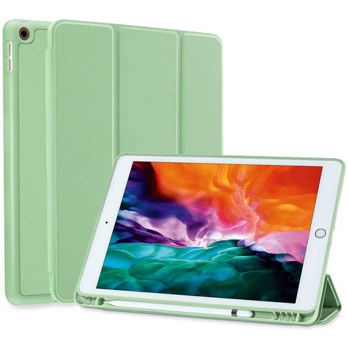 IPad 10.2 2019 7th Pencil Holder Slim Smart TPU Soft Edge Case