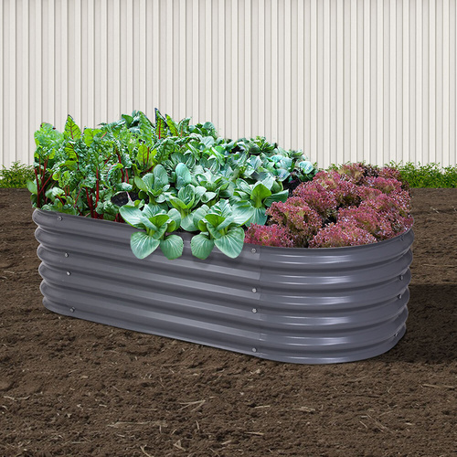 Galvanised Raised Garden Bed Steel Instant Planter