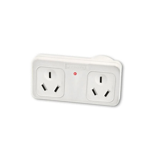 Sansai Powerpoint Surge Protector Adaptor Double