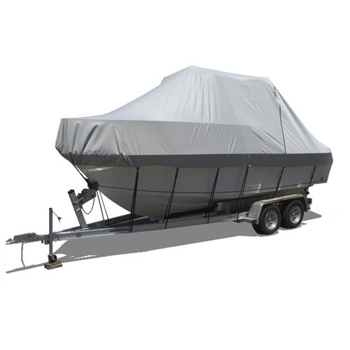 Boat Cover Trailerable Weatherproof 600D Jumbo Marine Heavy Duty