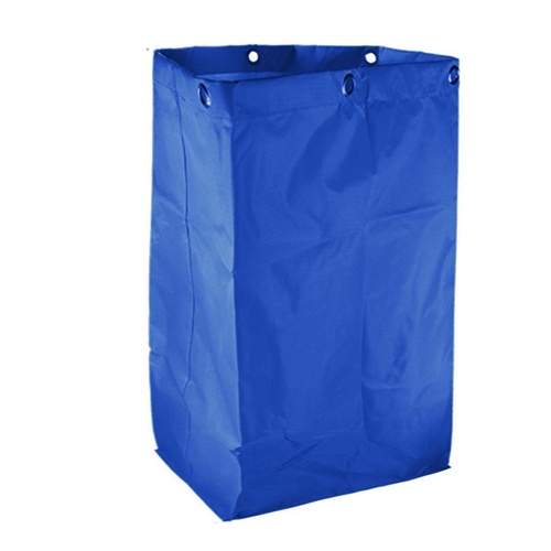 Oxford Waterproof Reusable Janitor Housekeeping Cart Replacement Bag Blue