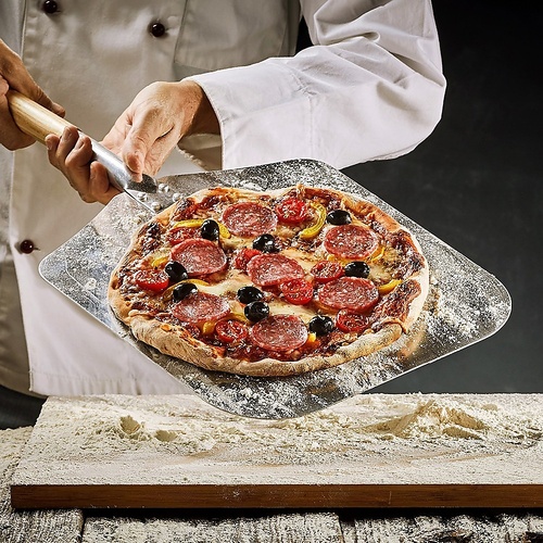 Pizza Oven Peel Paddle Long Wood Handle