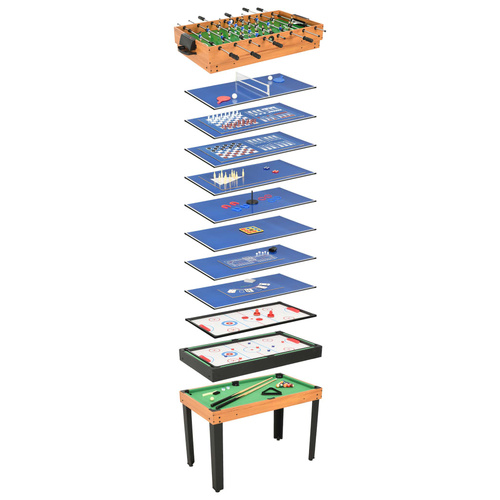 15-in-1 Multi Game Table 121x61x82 cm