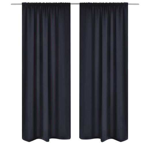 2 pcs Slot-Headed Blackout Curtains 135 x 245 cm