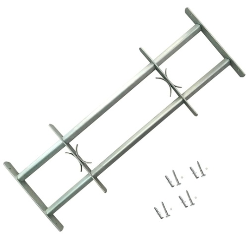 Adjustable Security Grille for Windows with 2 Crossbars