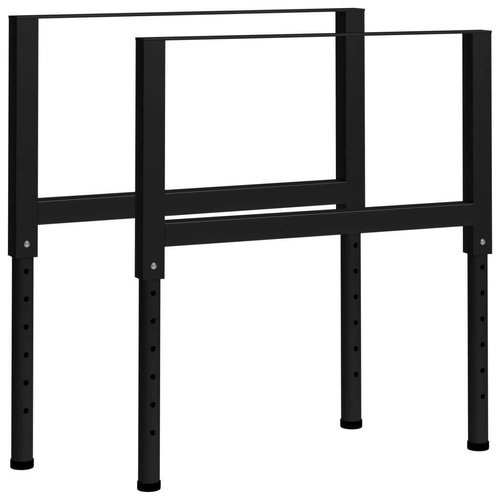 Adjustable Work Bench Frames 2 pcs Metal