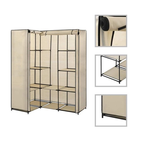 Corner Wardrobe 130x87x169 cm