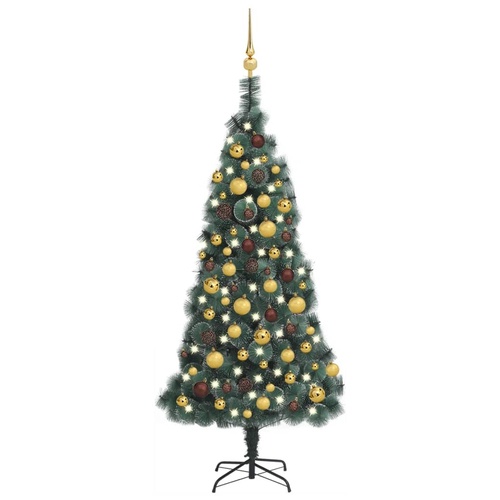 Artificial Christmas Tree LEDs&Ball Set PVC&PE