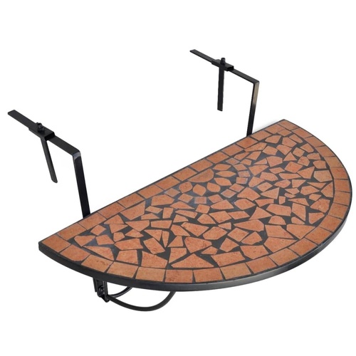 Hanging Balcony Table Mosaic