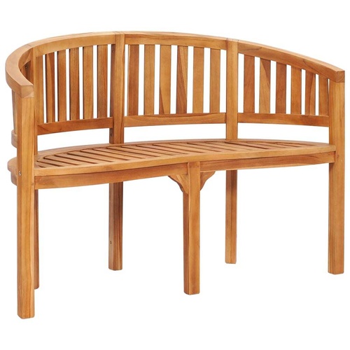 Banana Bench Solid Teak Wood