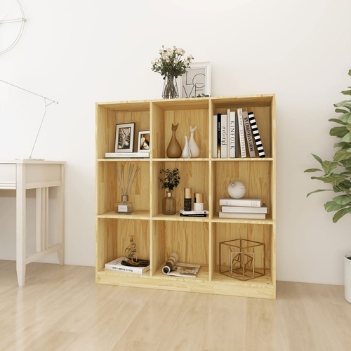 Book Cabinet/Room Divider 104x33.5x110 cm Solid Pinewood