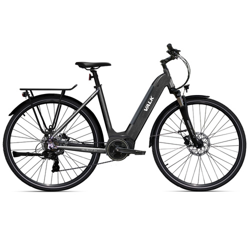 2023 Valk Metro ST 5 + Electric Bike, Mid-Drive, Step-Through, Large