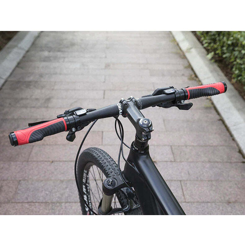 Bicycle Grips MTB Road Bike Double Lock Rubber Handlebar Grips Anti-Slip Rock Bros