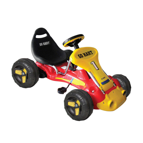 Pedal Powered Go-Kart for Children Ride & Steer/ 4-Wheel Vehicle