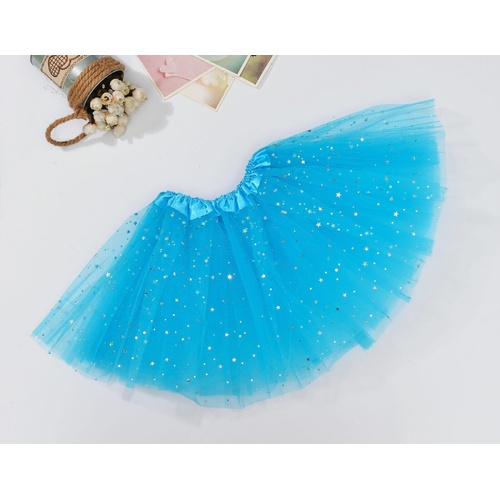 Sequin Tulle Tutu Skirt Ballet Kids Princess Dressup Party Baby Girls Dance Wear, Kids