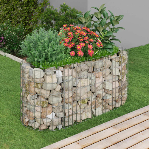 Gabion Raised Bed Galvanised Iron