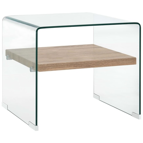 Coffee Table Clear Tempered Glass