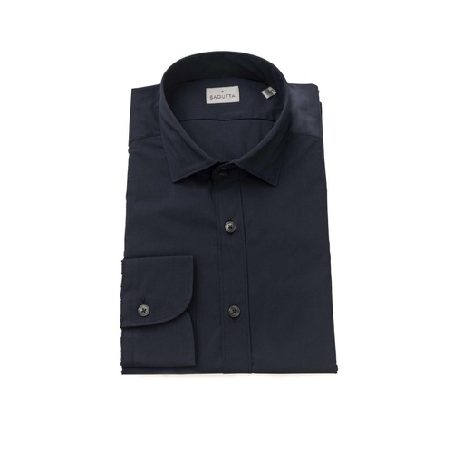 Bagutta Men's Blue Cotton Shirt