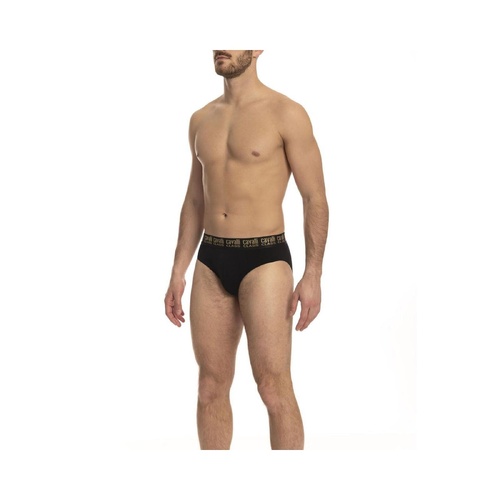 Cavalli Class Men's Black Cotton Underwear