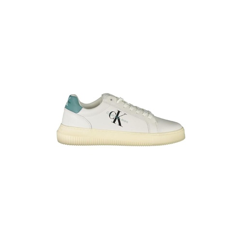 Calvin Klein Men's White Polyester Sneaker