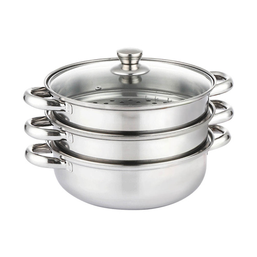  Stainless Steel Steamer Meat Vegetable