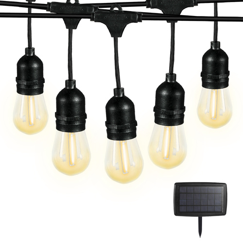  Solar LED Festoon String Lights