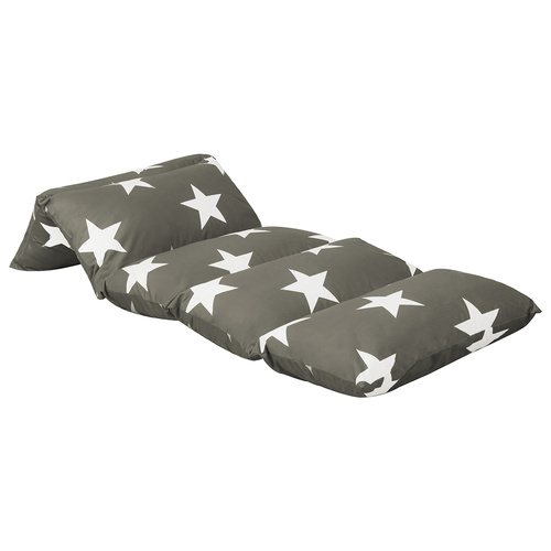  Foldable Mattress Kids Pillow Dark Grey Medium