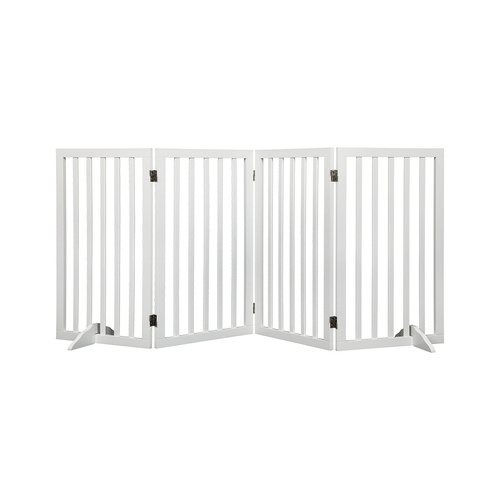  Wooden Pet Gate Dog Fence Safety White 800x 3MM