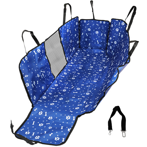  Pet Back Car Seat Cover Hammock Blue