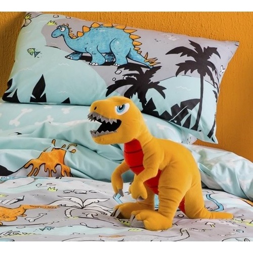 T Rex Plush Toy Cushion by Kas Kids