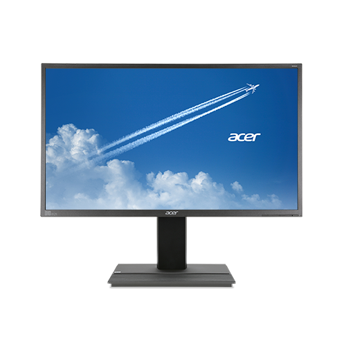 ACER B326HKD 32 inch Monitor 3840 x 2160 - Widescreen IPS display - Integrated speakers - Adjustable display angle - Dark Gray - DVI, HDMI, USB, Displ