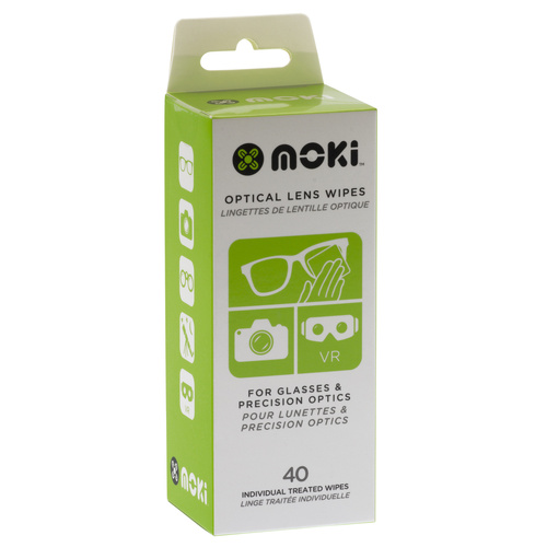 MOKI Optical Lens Wipes 40 Pack