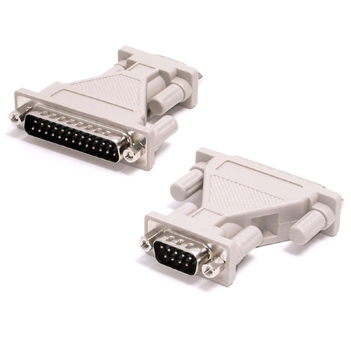 8WARE D-SUB DB 25-pin to DB 9-pin Male to Male Adapter