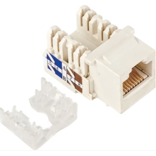 ASTROTEK CAT5e UTP Network Keystone Jack for Socket kit 10ps per pack Poly Bag White LS