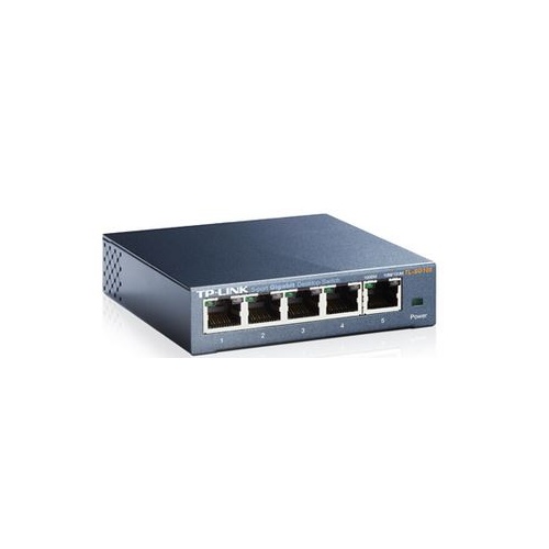 TP-LINK SG105 5port Switch Desktop,Gigabit,Steel Case