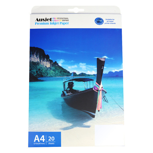 AUSJET 180gsm A4 T-Shirt Transfer - Light 20 Sheets